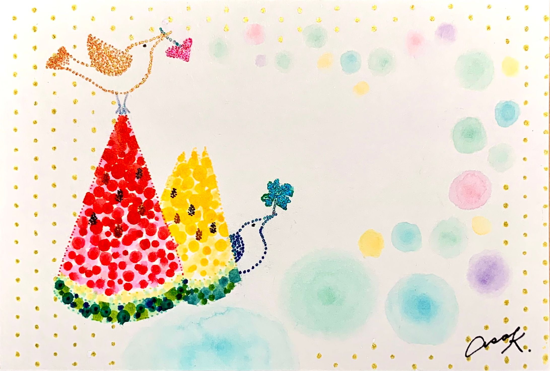 Summer Greetings (キラキラ鳥)-1