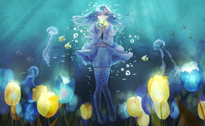 鈴澪イラ様 「レプリカ」歌ってみたMVイラスト