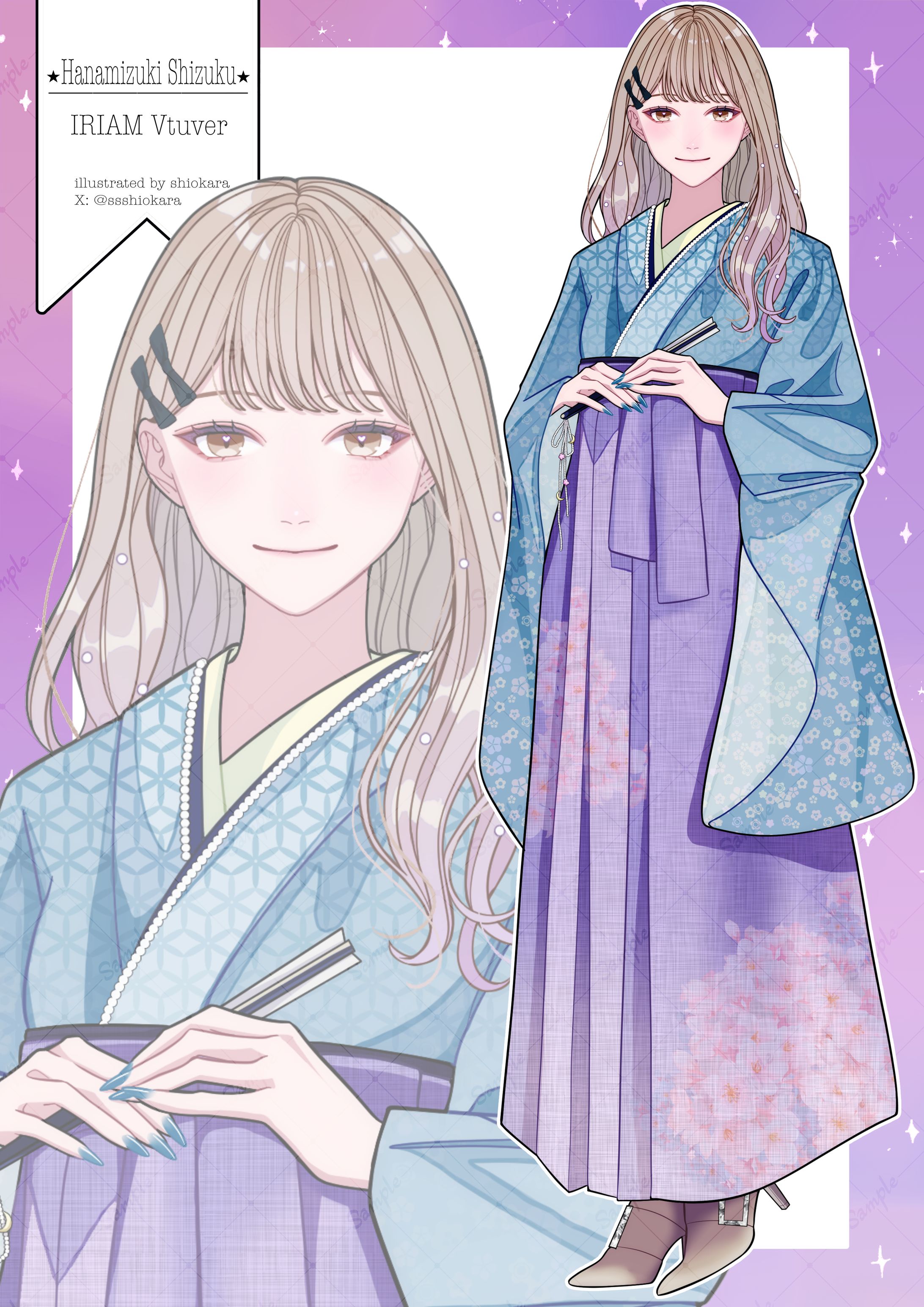 花海月しずく様　キャラデザ-1