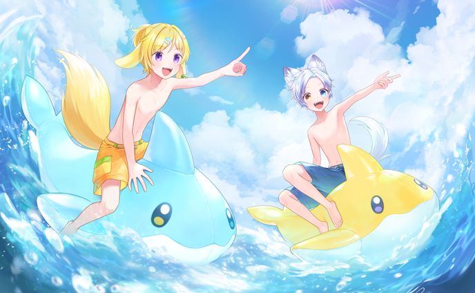 三玉春樹様/明月リル様｜イラスト