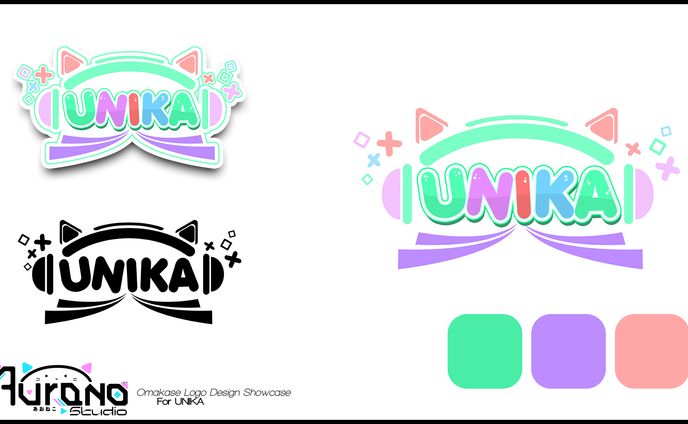 Unika Omakase Vtuber Logo Design