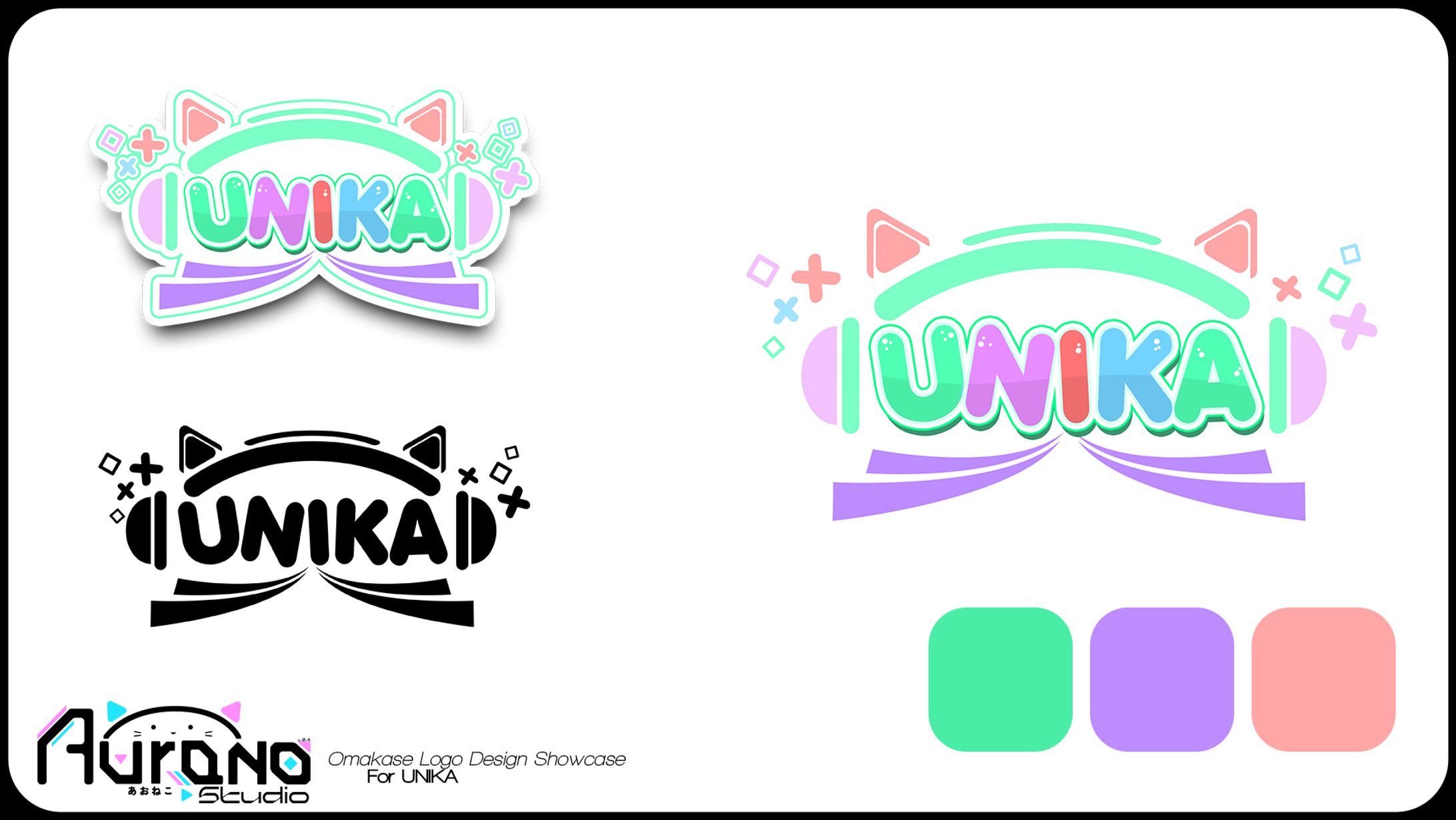 Unika Omakase Vtuber Logo Design-1