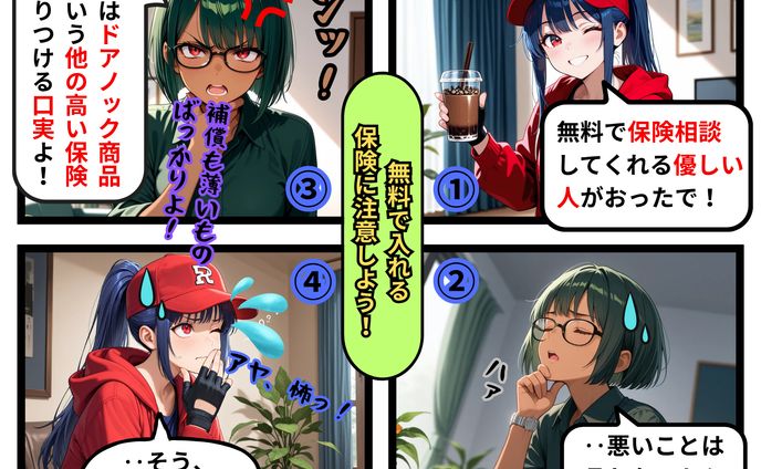 無料で入れる保険に注意しよう！