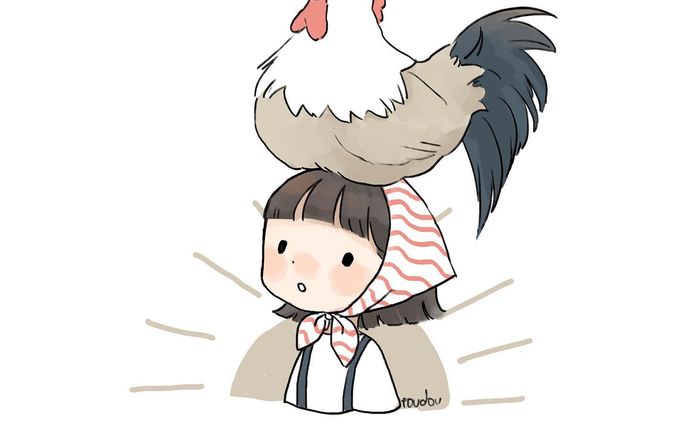 おはようございます🐓☀️

#illustration #イラスト #goodmorning #にわとり #朝 #イラストレーター 
#アイコン作成オーダー #イラストオーダー受付中 #イラストオーダー承ります #挿絵 #イラストカット #イラストレーションアート #artwork 
#夏 #ほんわかイラスト #動物イラスト #くすみカラー #差し色 #朝活 #イラスト好きな人と繋がりたい #おえかきぐらむ #お絵描き #朝のイラスト