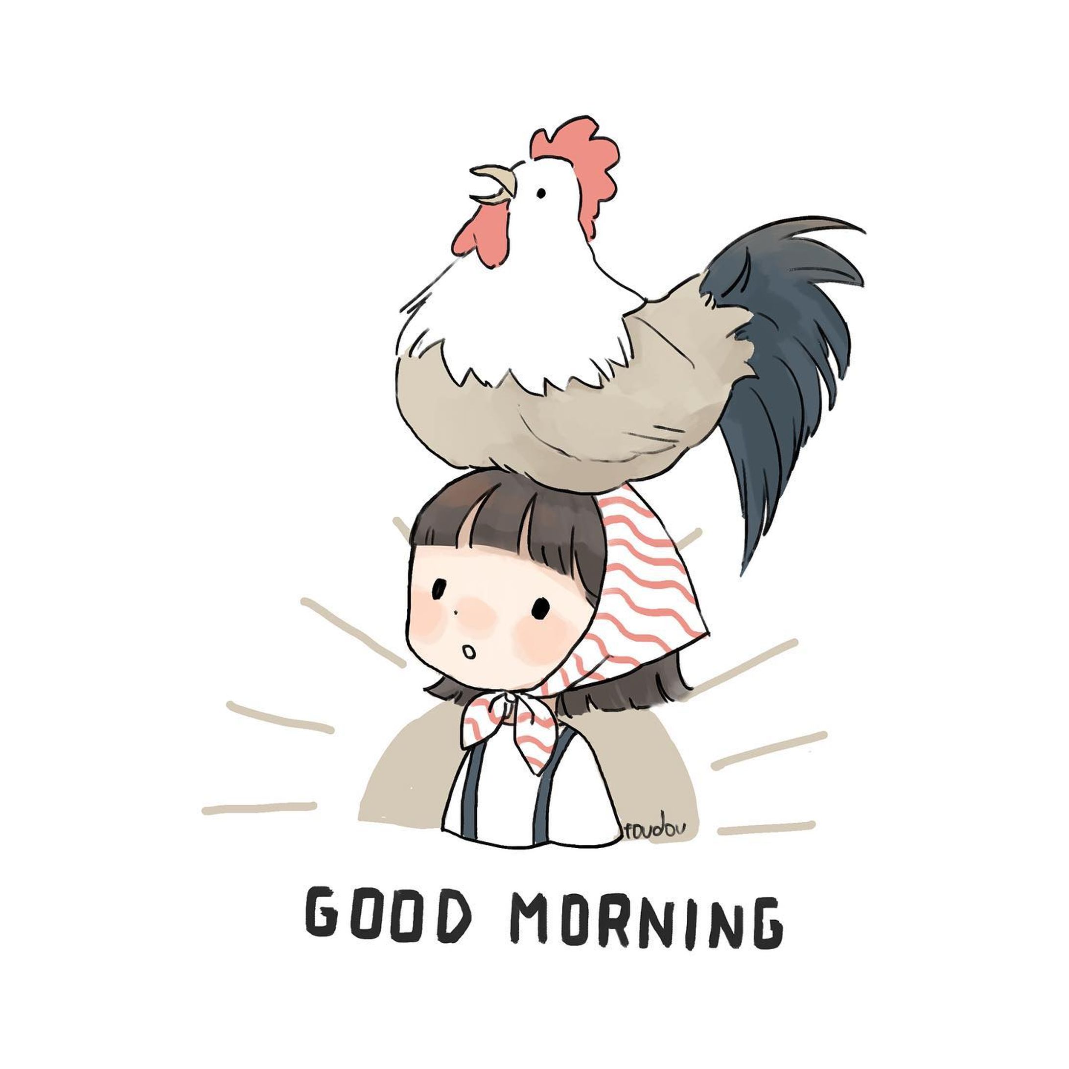 おはようございます🐓☀️

#illustration #イラスト #goodmorning #にわとり #朝 #イラストレーター 
#アイコン作成オーダー #イラストオーダー受付中 #イラストオーダー承ります #挿絵 #イラストカット #イラストレーションアート #artwork 
#夏 #ほんわかイラスト #動物イラスト #くすみカラー #差し色 #朝活 #イラスト好きな人と繋がりたい #おえかきぐらむ #お絵描き #朝のイラスト-1