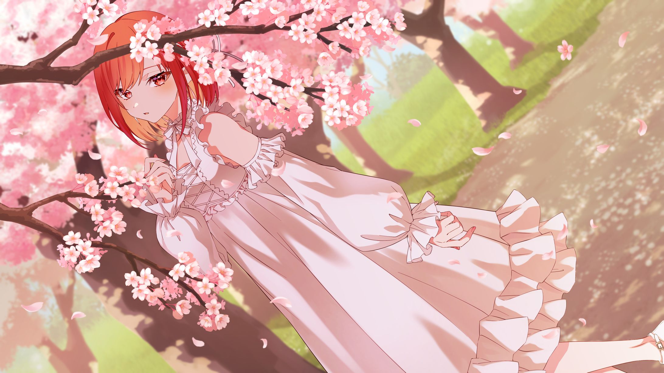 林梅様　桜流しcoverイラスト-1