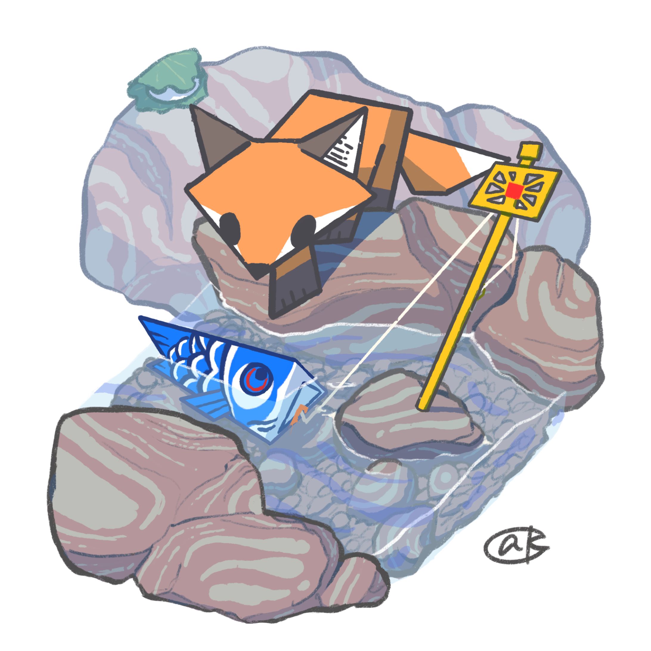 線画ありのイラスト-1