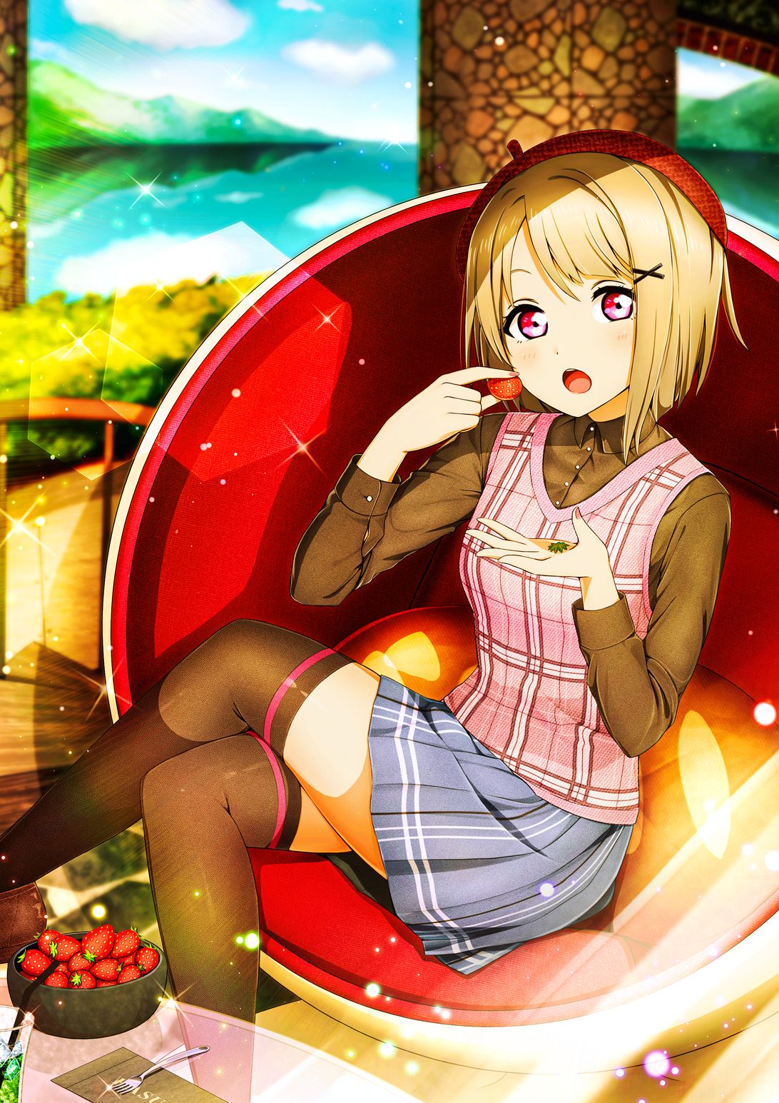ラブライブ ラブカ 中須かすみ sece ラブカ 中須かすみ SEC 虹色箔押しサイン ラブライブ シリーズ