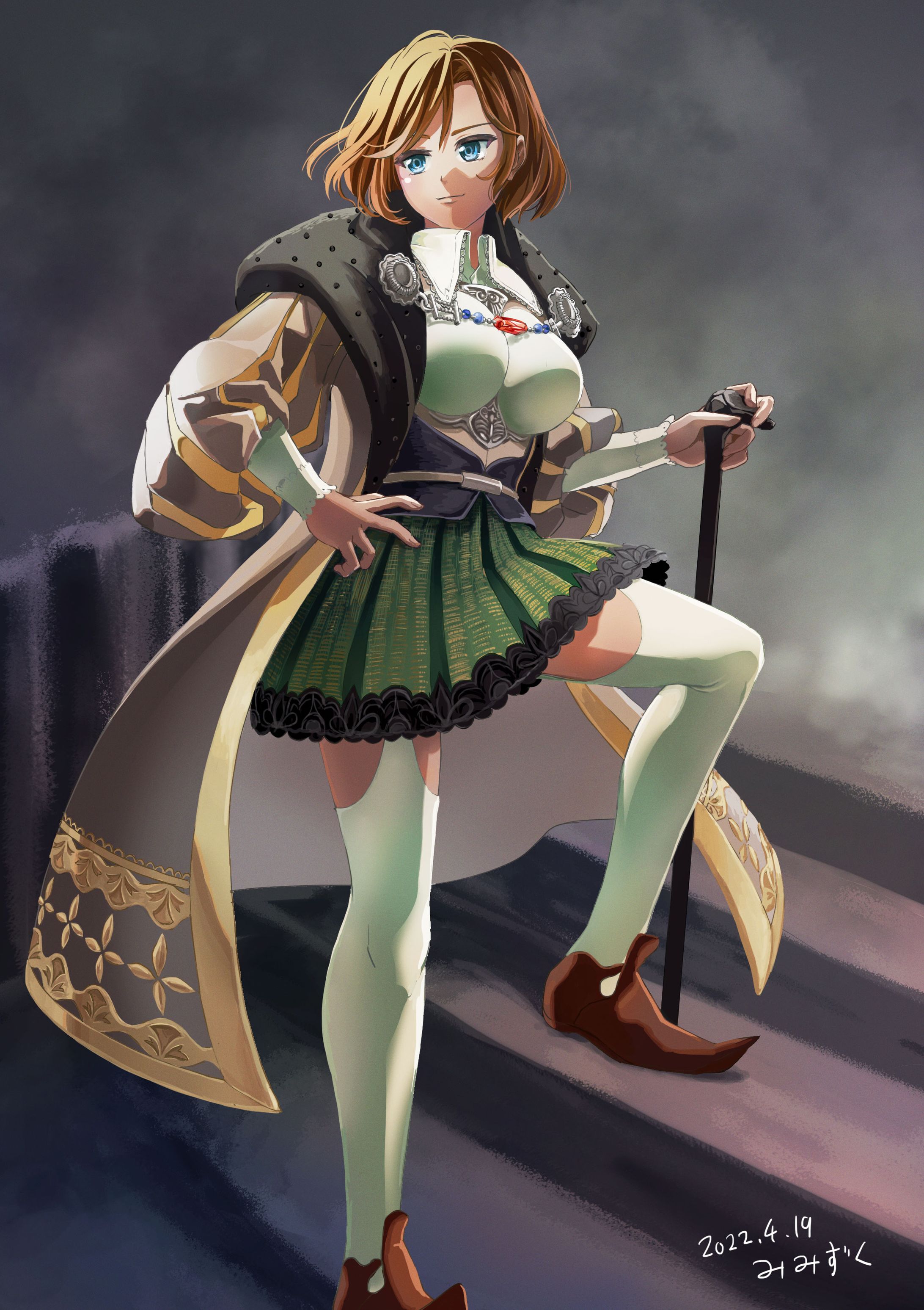 中世ヨーロッパ風ファンタジーな女性-1