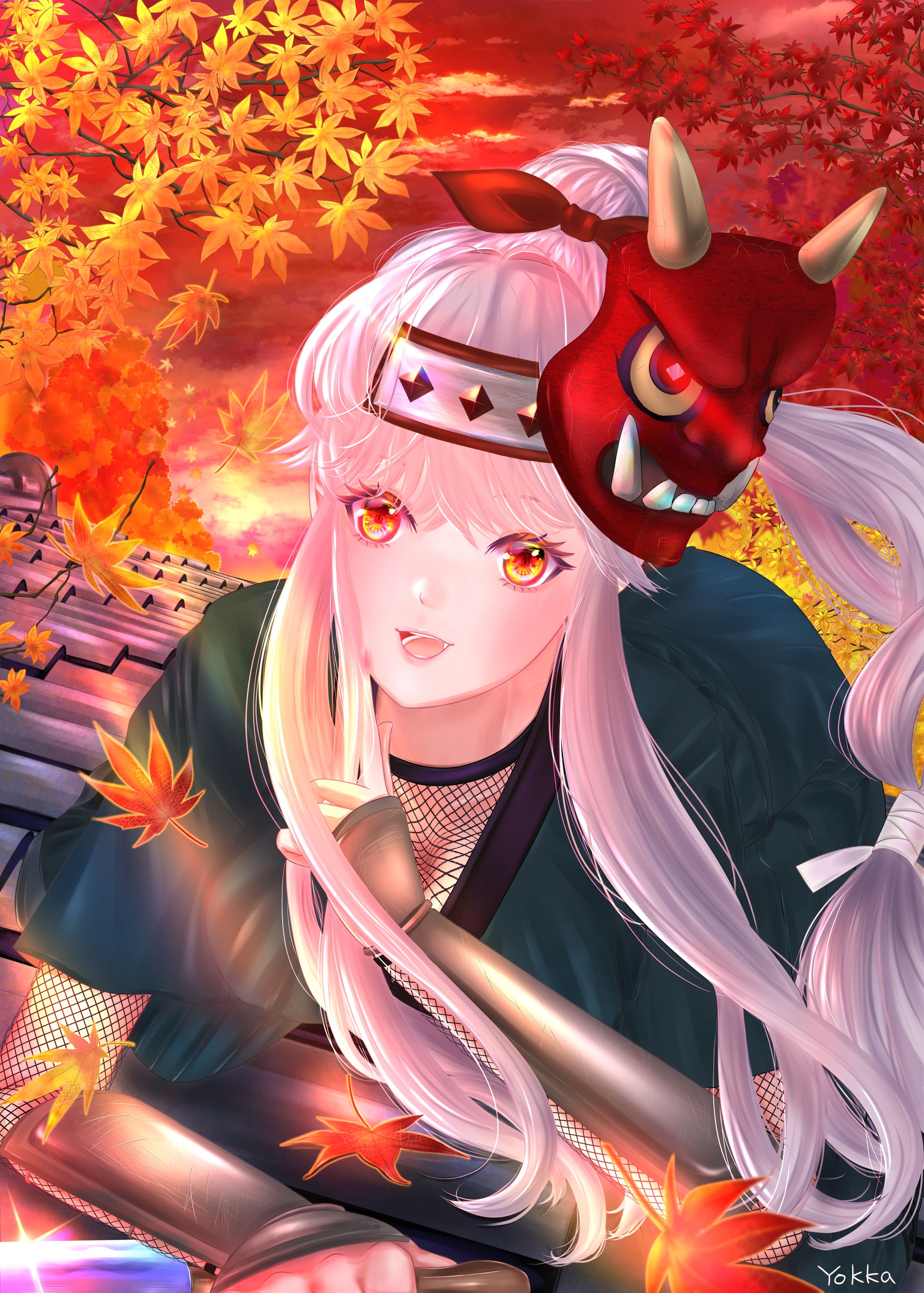 Crypto Ninja金鬼ちゃん（ファンアート）-1