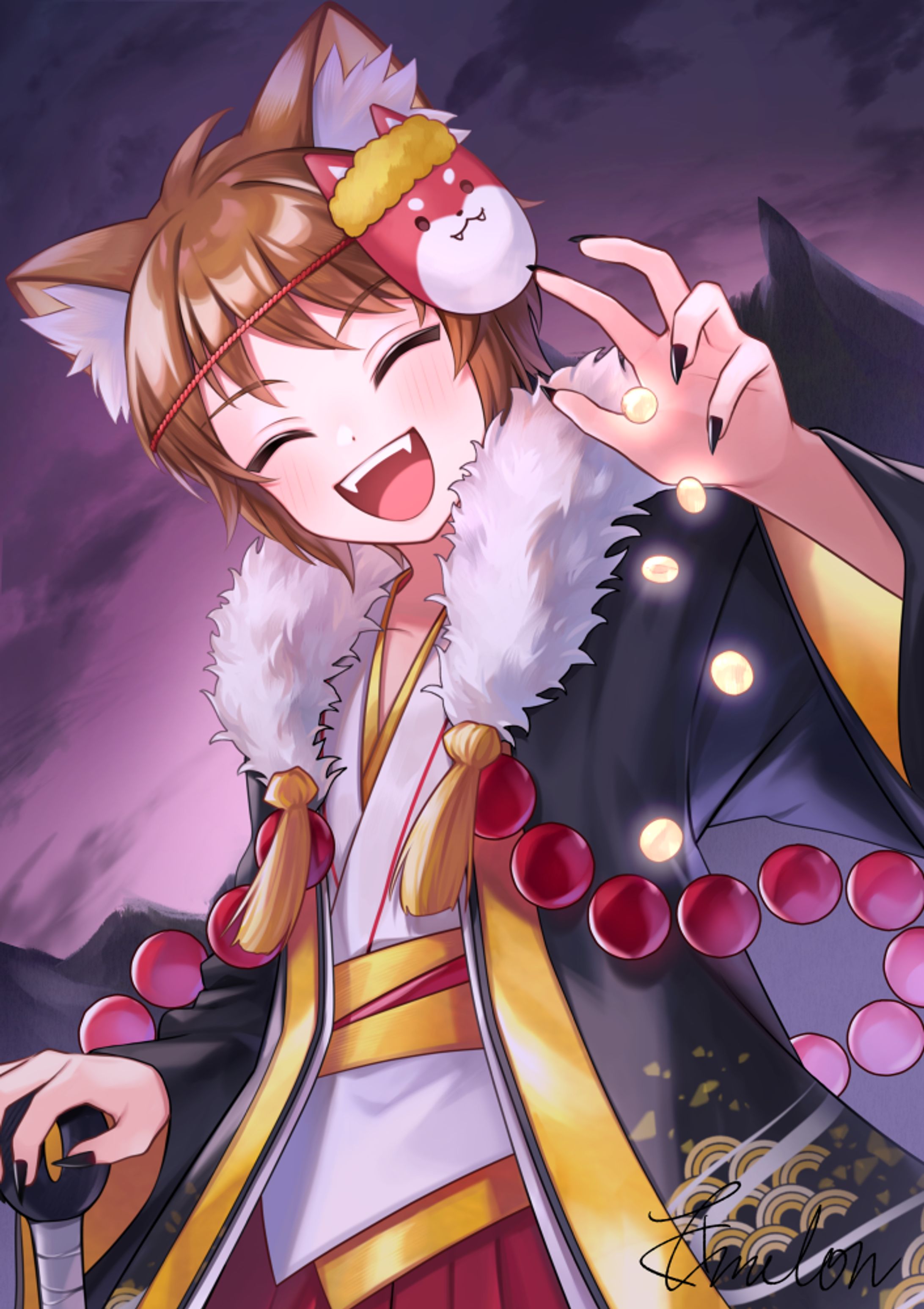 羅萃マイケル様｜Skeb(戌宮うり様のイラスト)-1