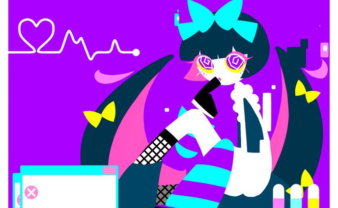 カートゥーン調 メイドちゃん