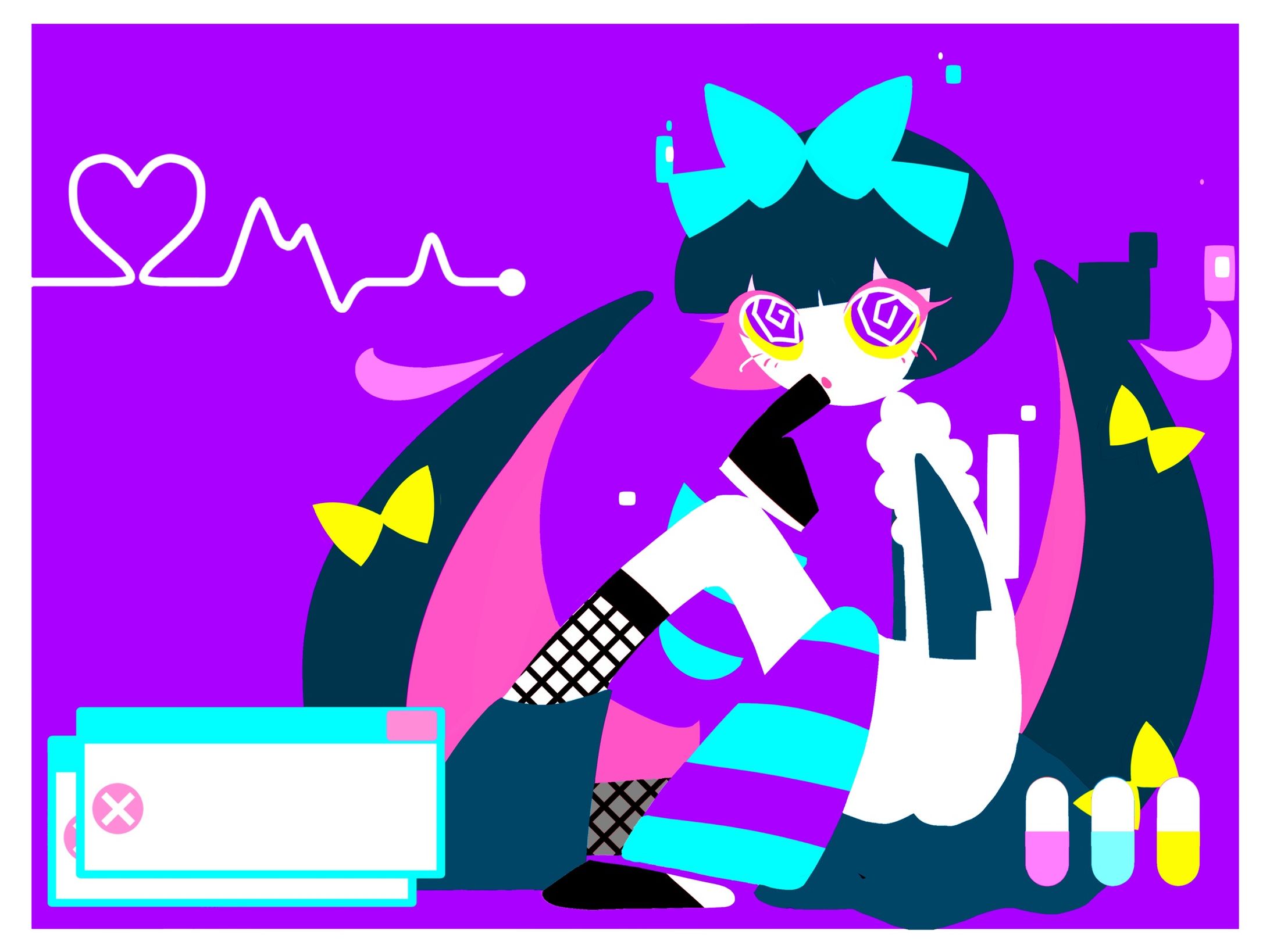 カートゥーン調 メイドちゃん-1