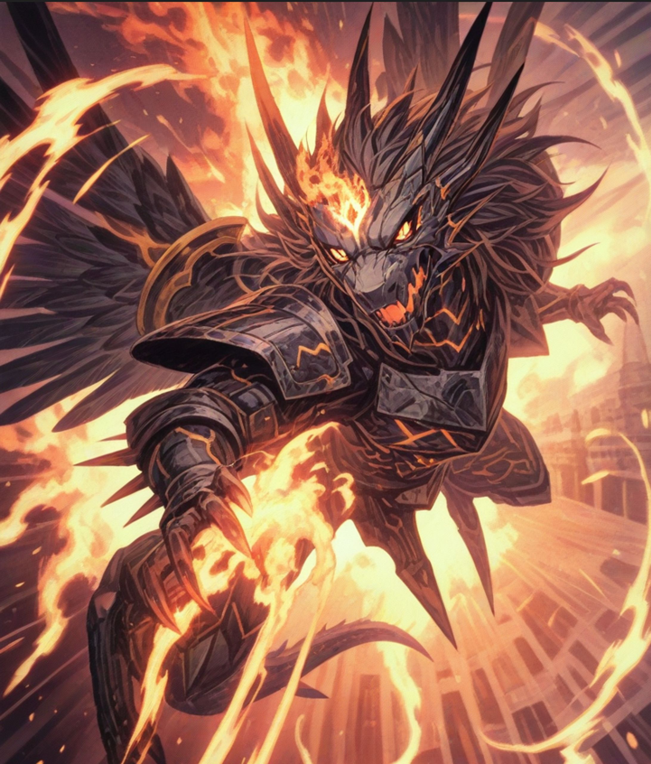 【オリジナル】フレイムドラゴン-1