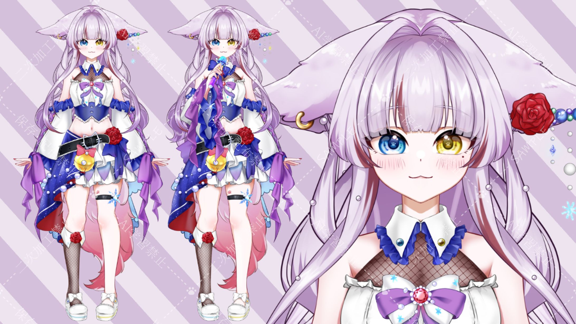 【ビビ・セレスト 様】Vtuberデザイン＆Live2D-1