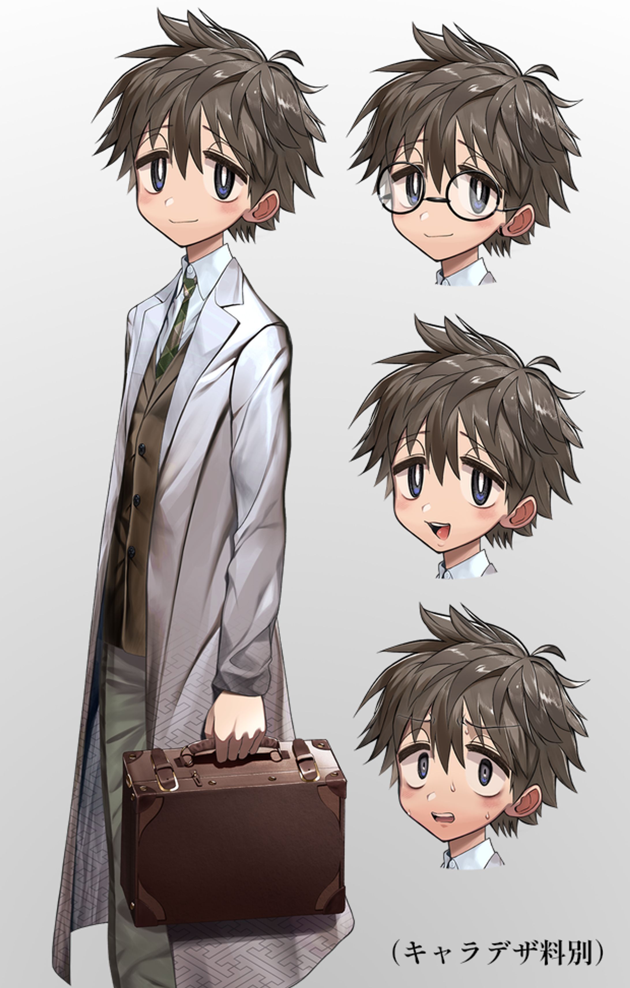 立ち絵イラスト（膝上）-1