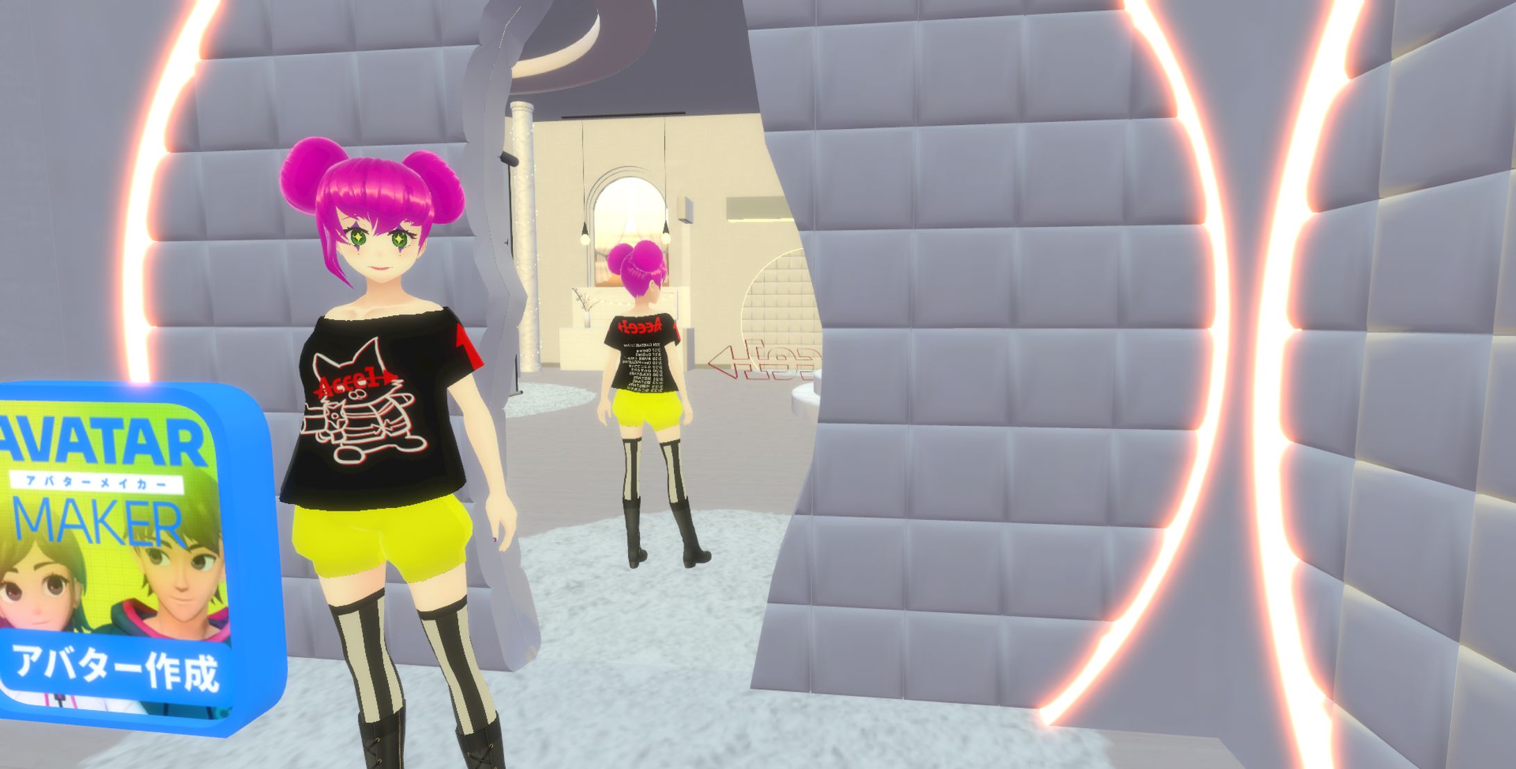 [VRoid, Vket Avatar Maker用テクスチャ作成]CLUSTARS 1周年イベント"ACCEL"(2024/3/17～03/23)-1