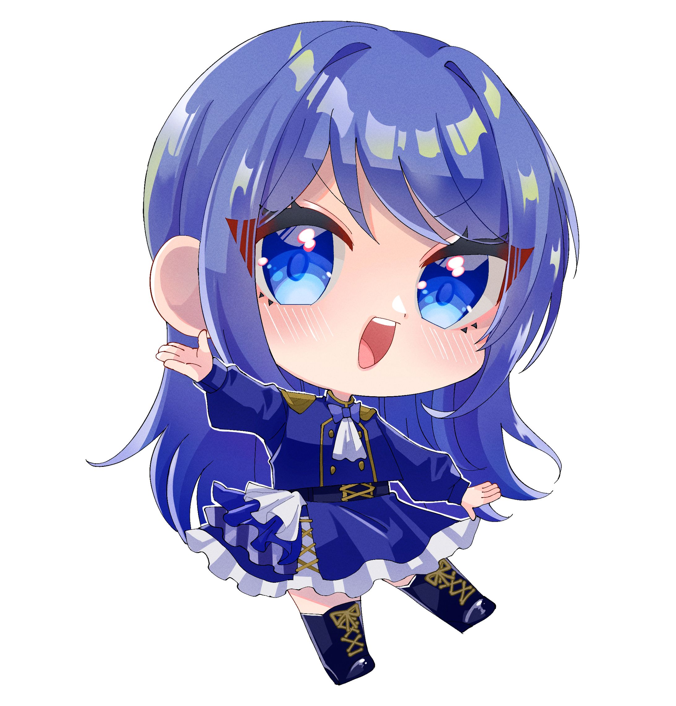 夜風えとるさま＿SDイラスト-1