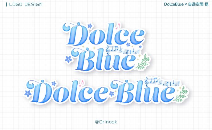 LOGO_DolceBlue ×自遊空間 様