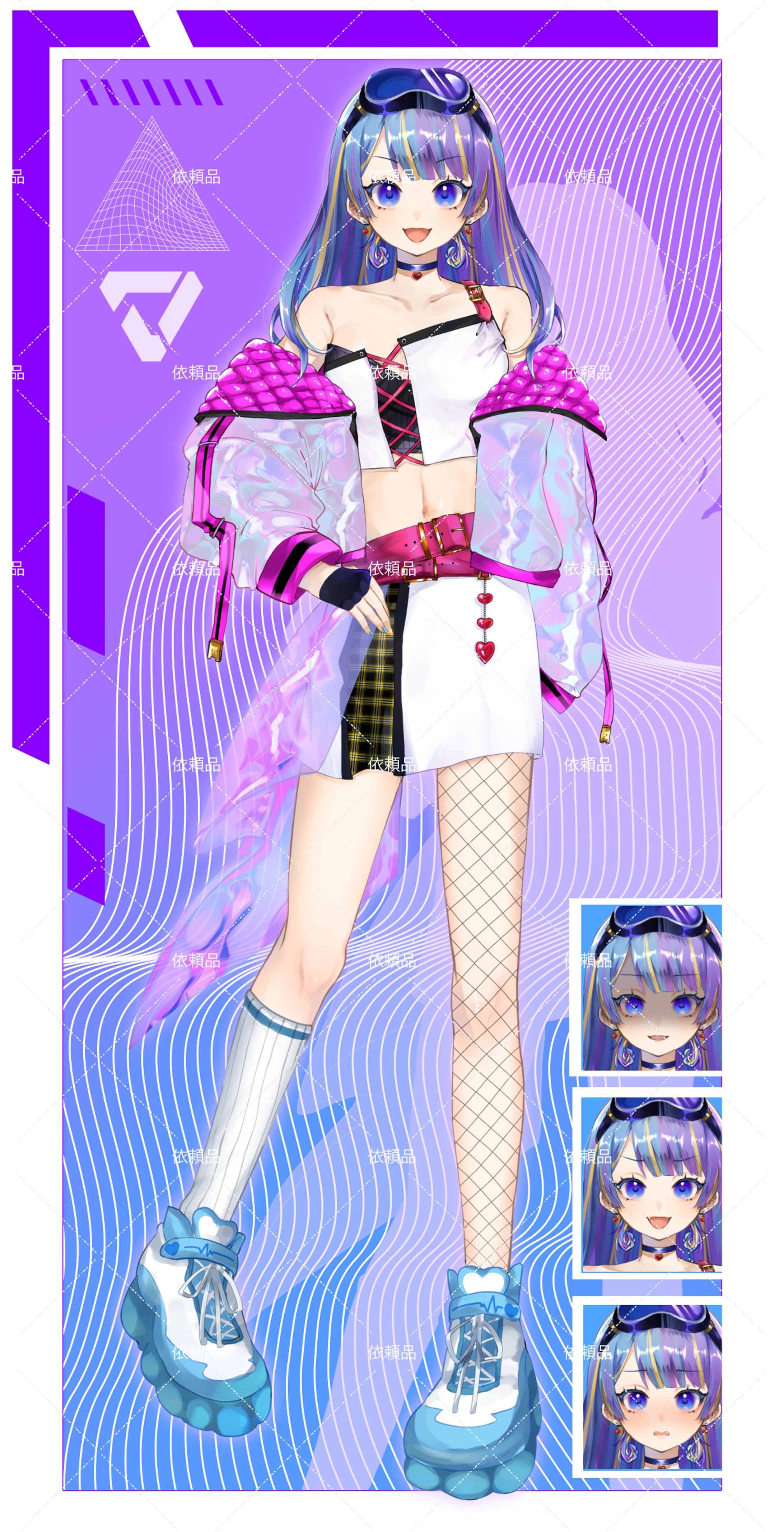 Vライバー立ち絵＆ショーケースデザイン-1