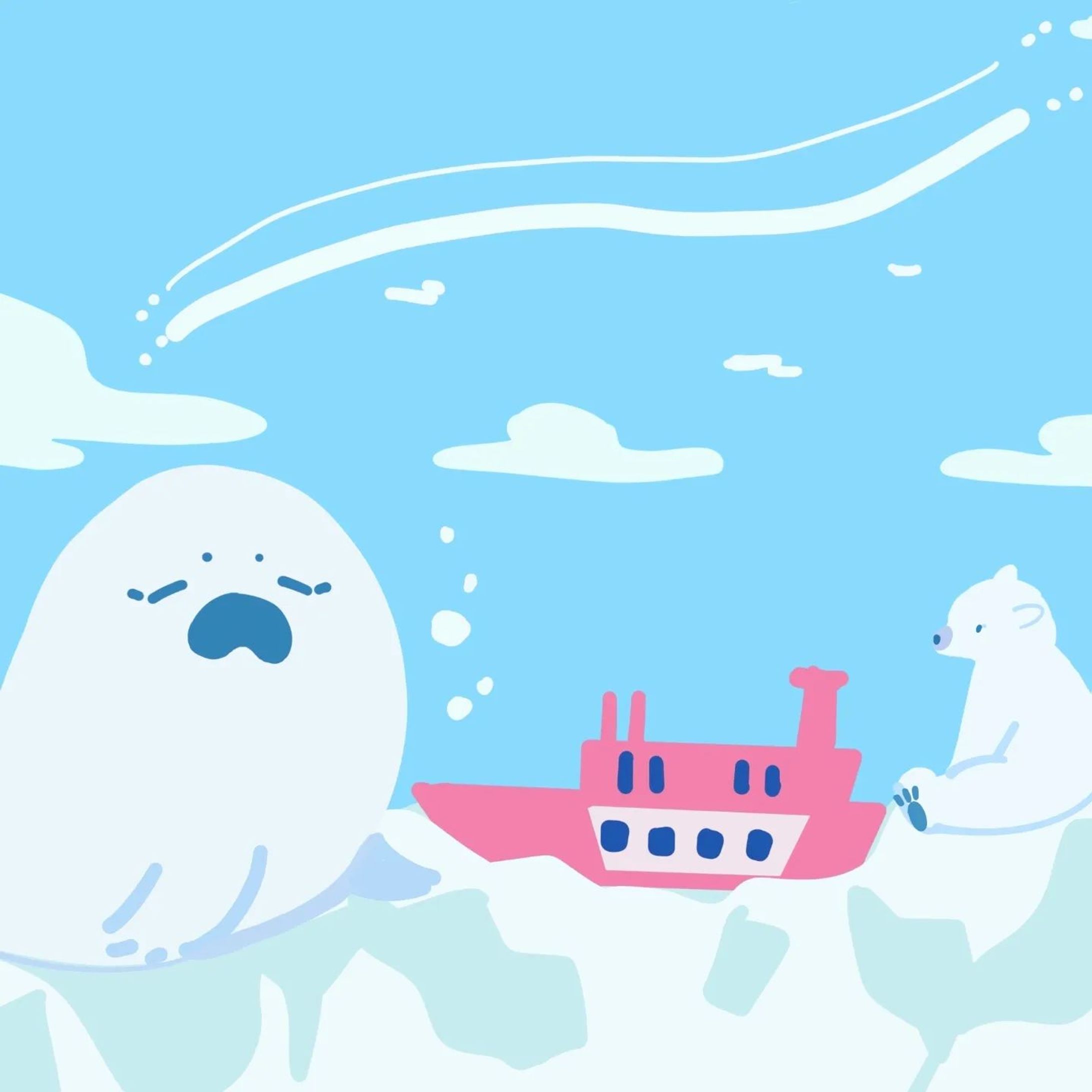 🦭🧊🐻‍❄️

#illustration
#artstagram
#アート 
#art
#artwork
#painting
#그림
#いらすとぐらむ
#イラスト好きと繋がりたい
#followme
#likeforlikes
#instagood
#kawaiiart
#seal
#polarbear
#blue
#theNorthPole
#ゆるゆる
#シンプル
#アートのある暮らし
#landscape
#landscapepainting
#風景画
#風景
#girl
#풍경
#nostalgie
#アザラシ
#シロクマ
#beautiful-1