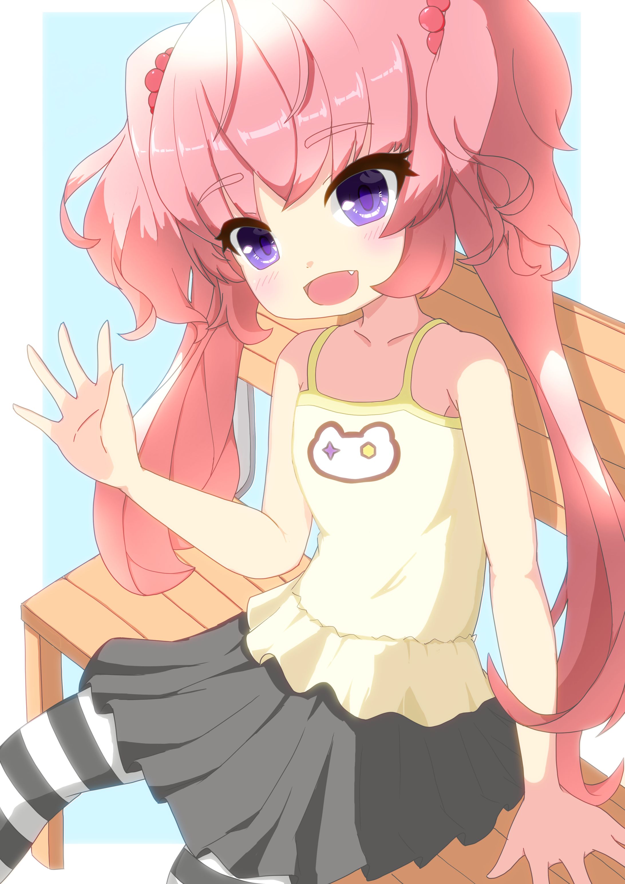 ピンク髪のロリっ子-1