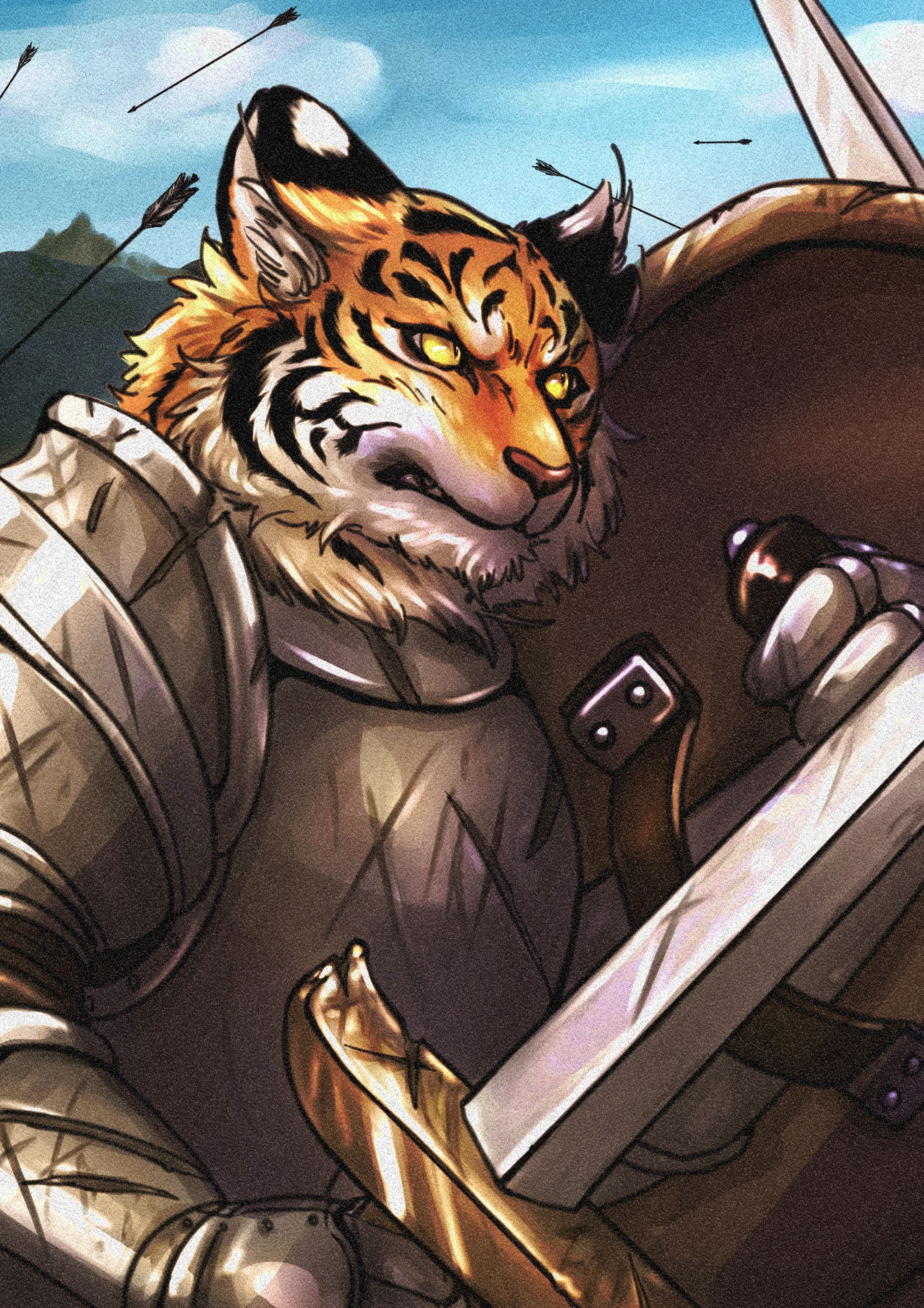 トラ獣人戦士-1