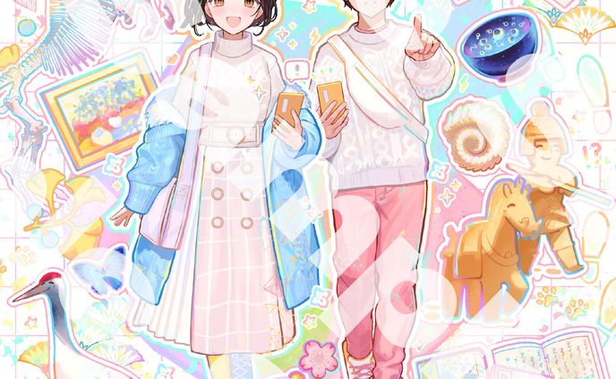 魅力発見！千代田ミューズ＆パークシールラリー」イベントイラスト