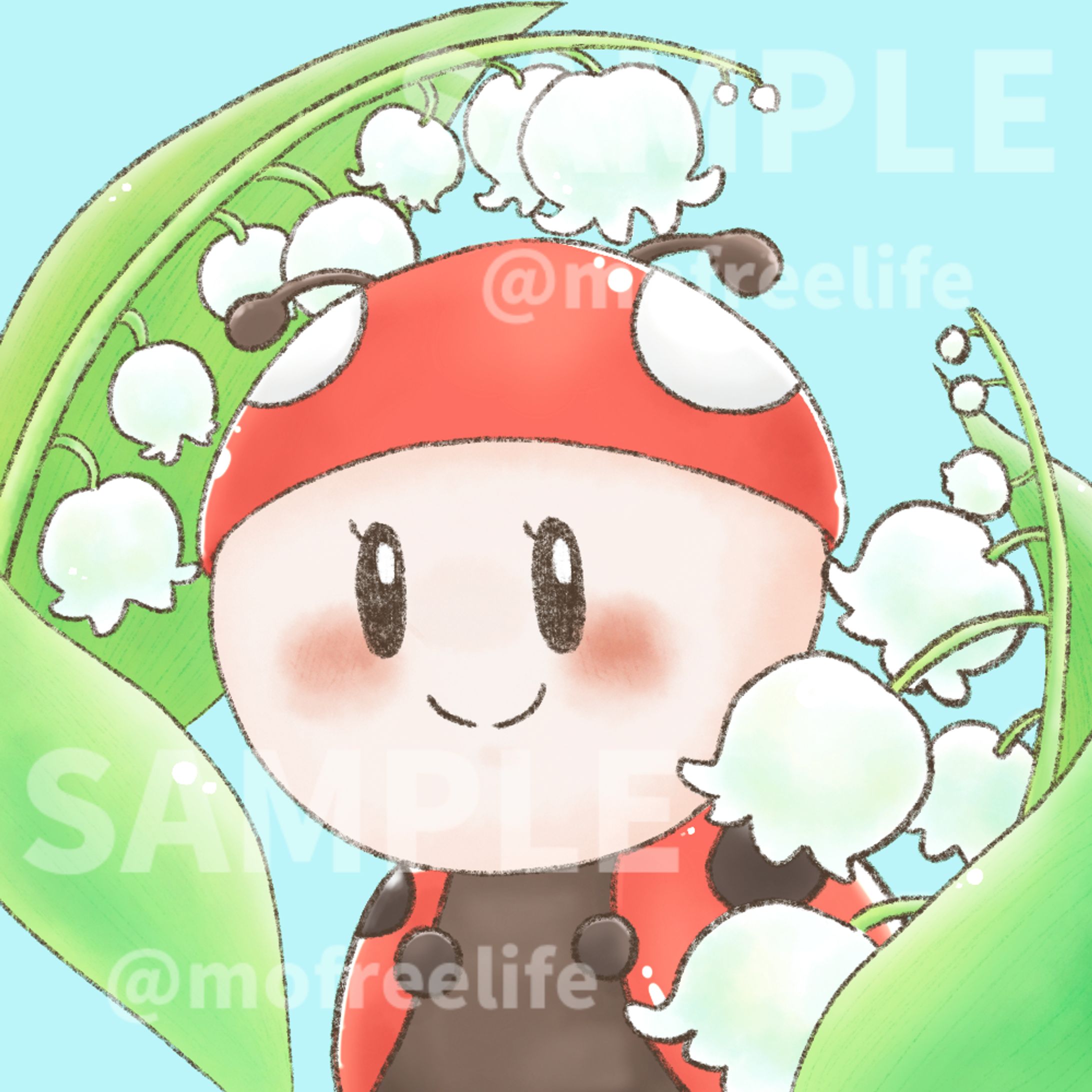 【オーダーイラスト】SNSアイコン(動物)-1
