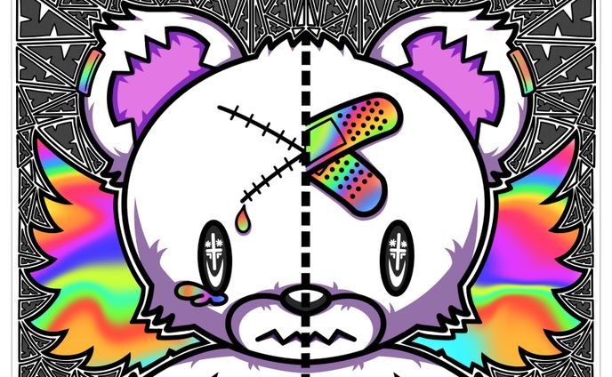 "Crying Bear"(White ver.)