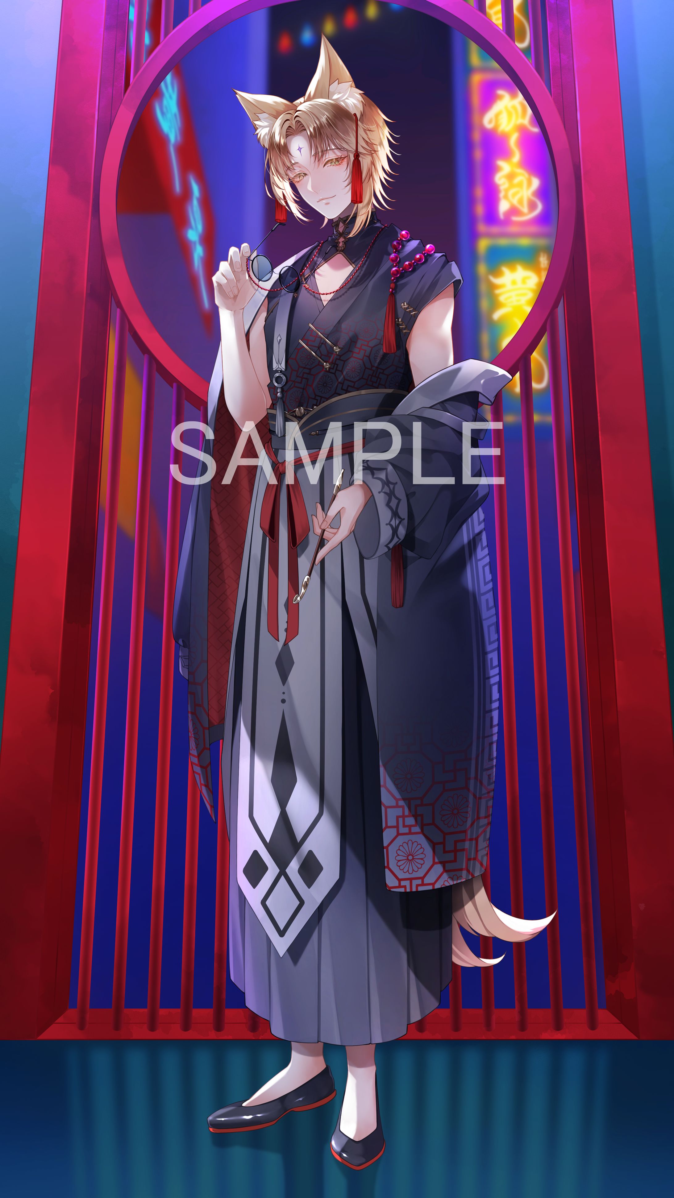 【ご依頼作品】狐ノ詠 黄泉さま-1