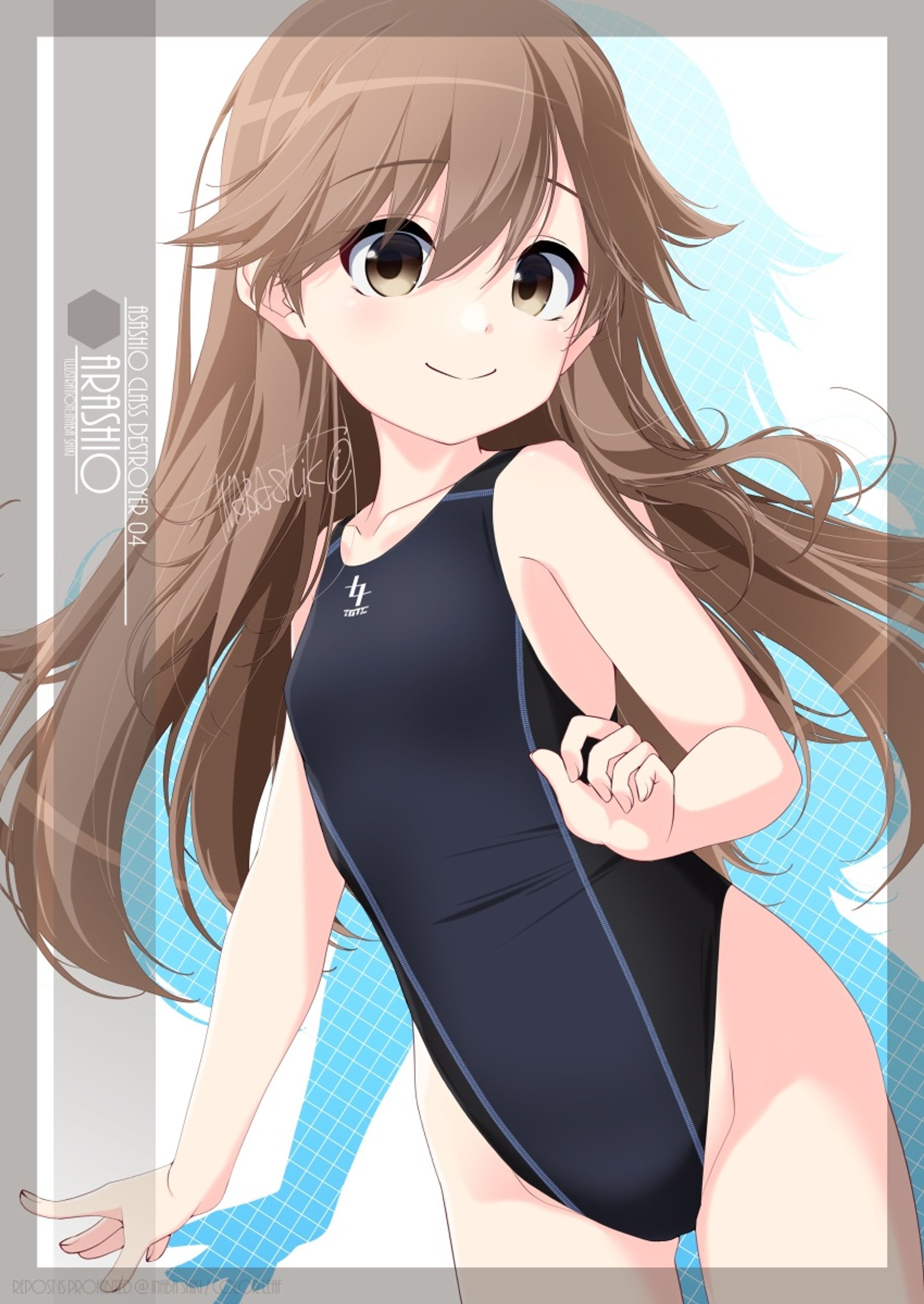 競泳水着「荒潮(艦これ)」230820-1
