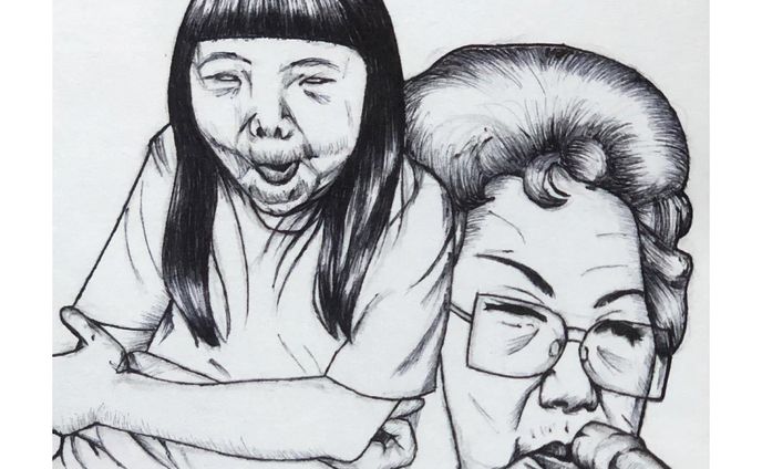 #絵 
#drawing 
#art 
#イラスト 
#illustration 
#surrealism 
#アート 
#絵描き 
#illust
#artist 
#ボールペン画
#moriokasachi
#モリオカサチ