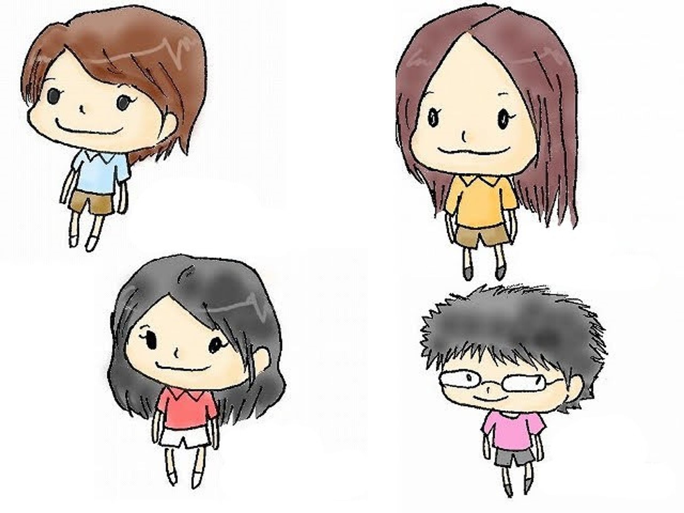 【イラスト】ゆるっとした似顔絵-1