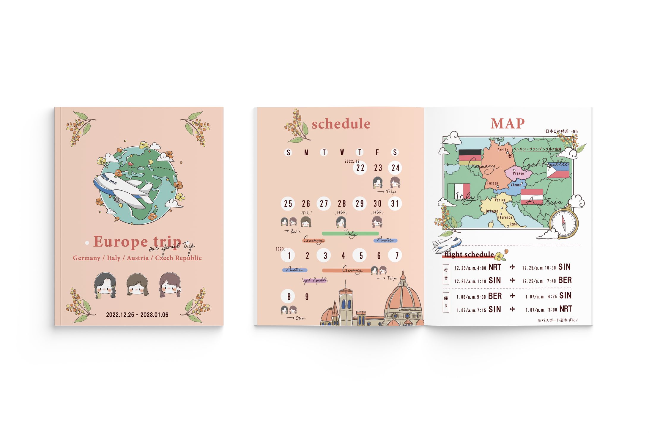 ヨーロッパ旅行のしおりのしおり-1