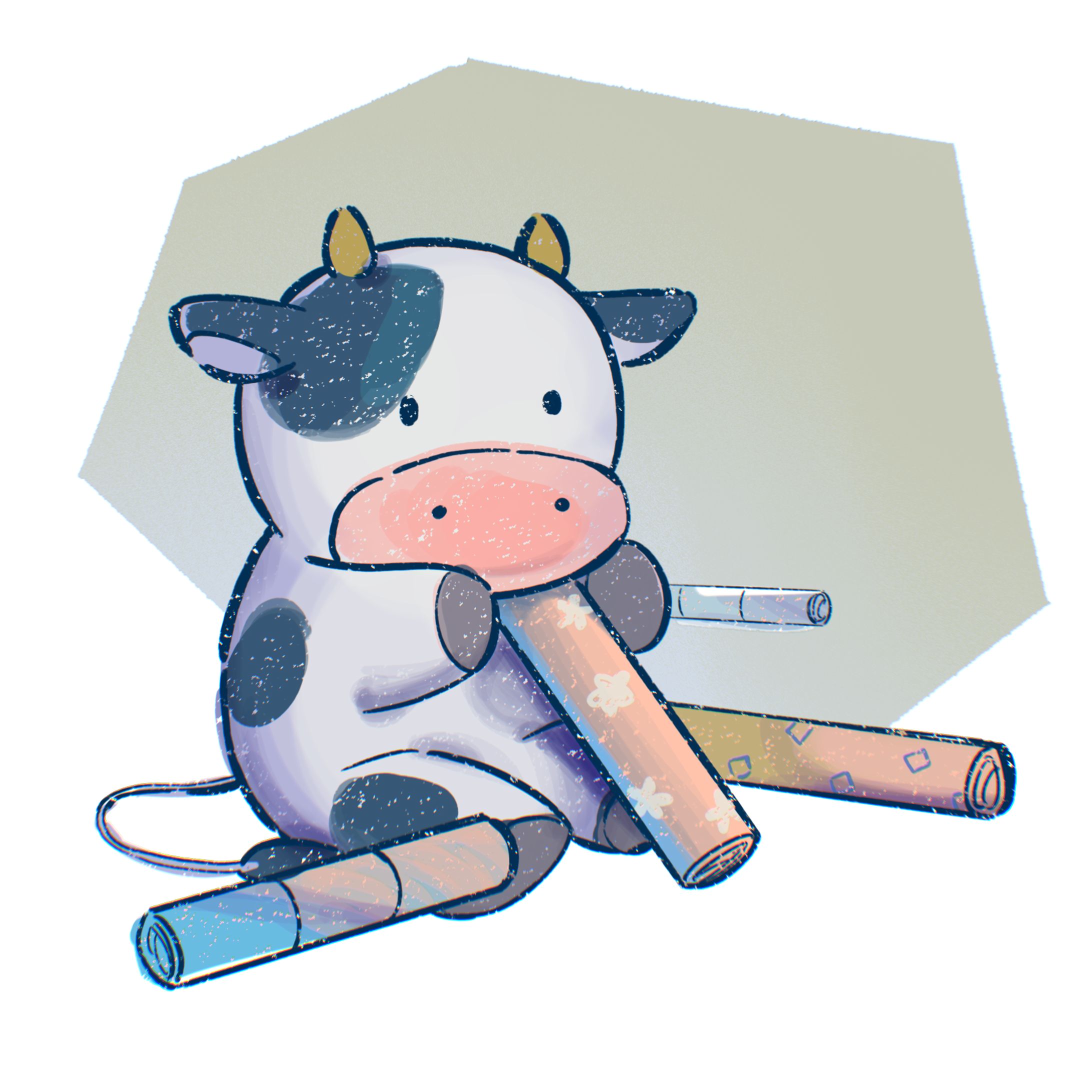 <お仕事> フリーペーパー誌 挿絵イラスト-1