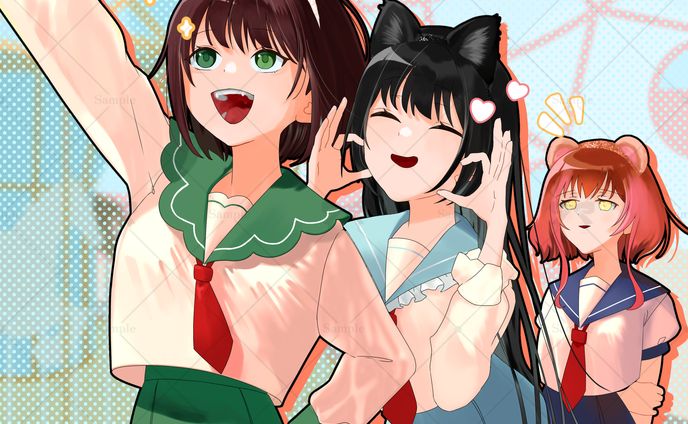 youtube漫画、１枚絵