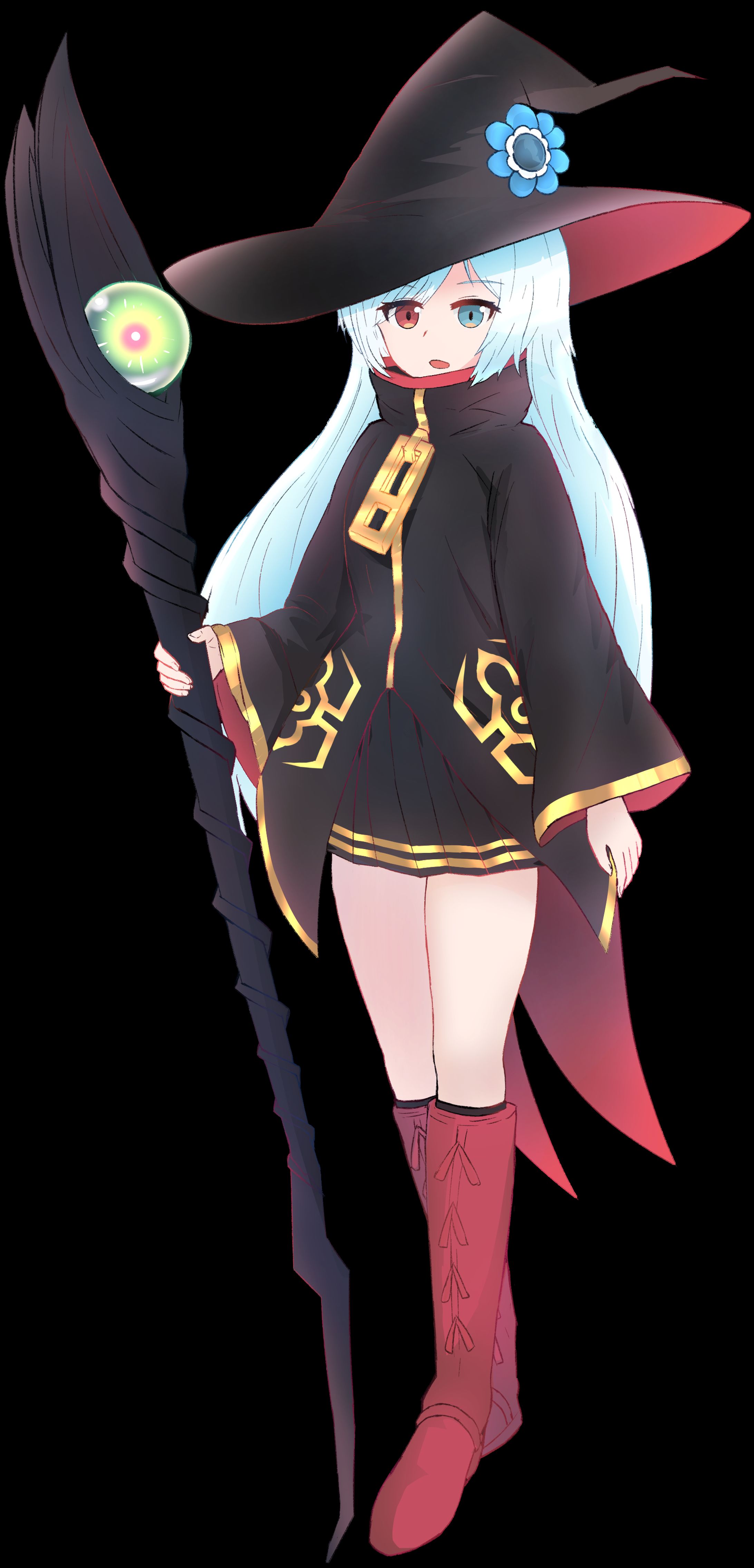 【趣味絵】TRPG用立ち絵_魔法使い-1