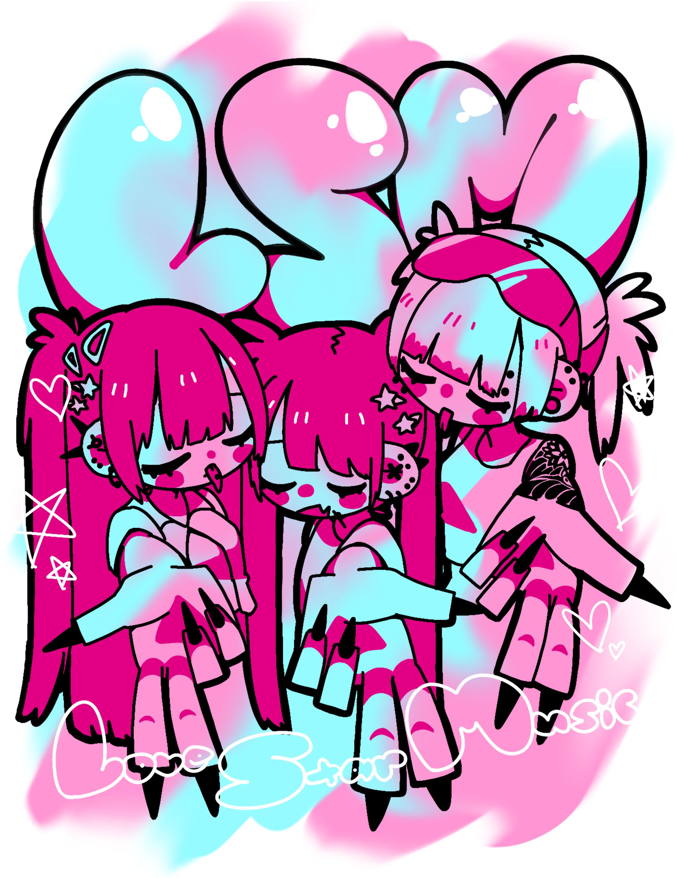 グッズ用イラスト / ♡☆♪-1