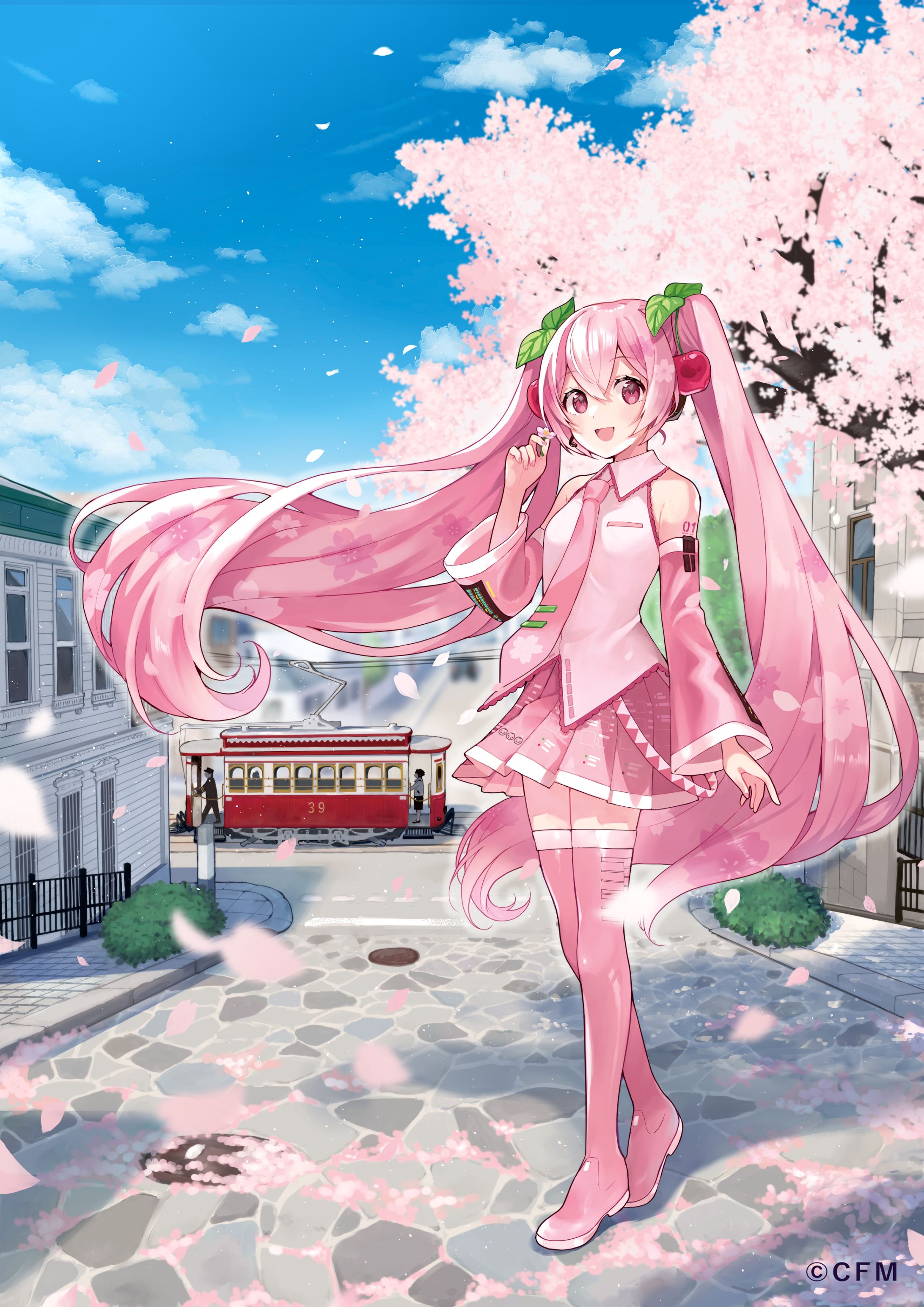 「桜ミク×ひろはこ」春の観光キャンペーン　大三坂-1