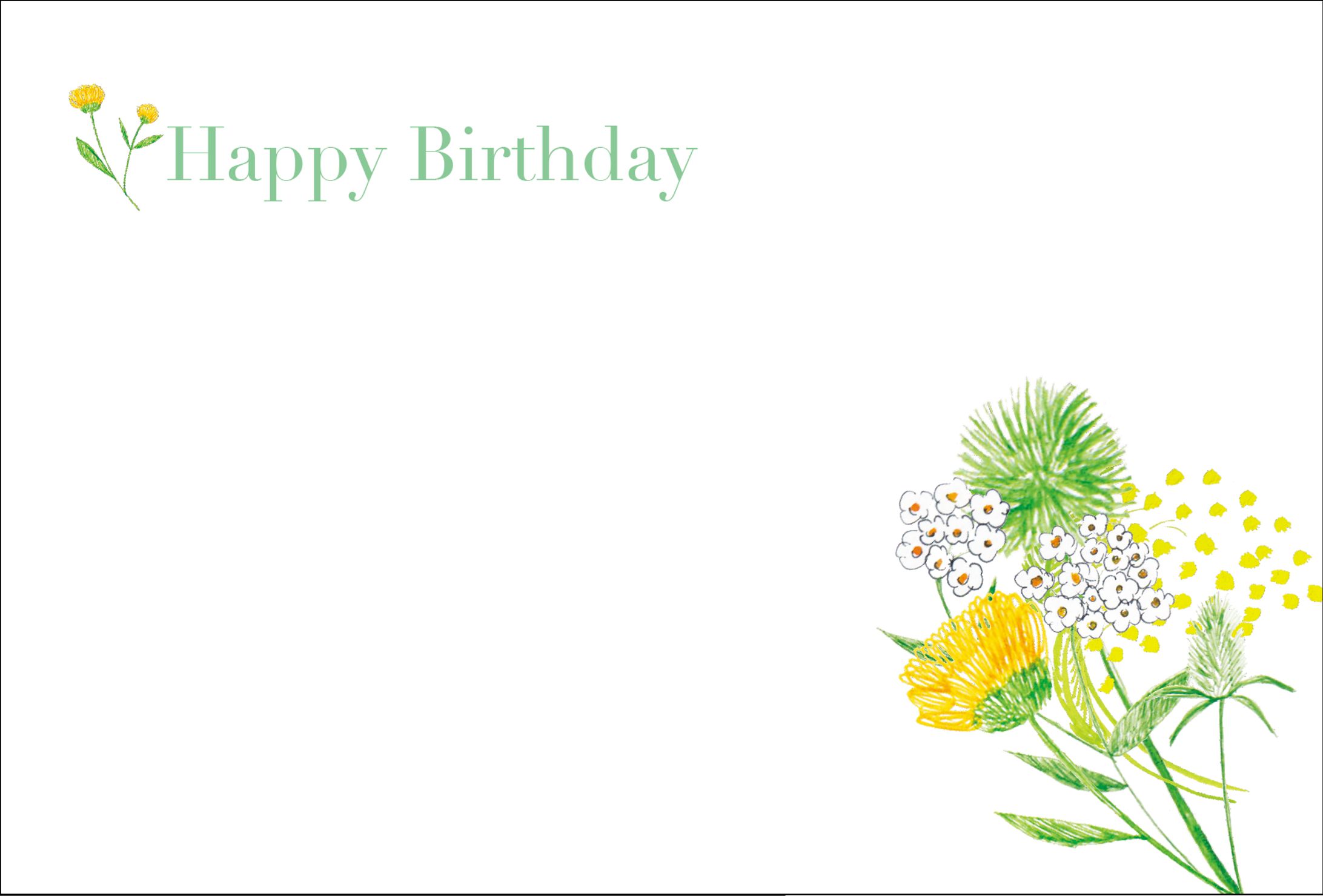 ポストカード　Happy Birthday-1