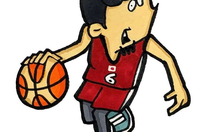 anime art、basketball