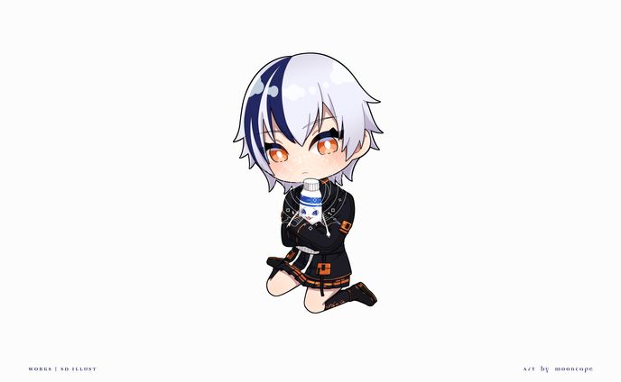 紺春しゅー　SDイラスト