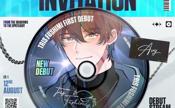 Debut Invitation for Tris Fushimi