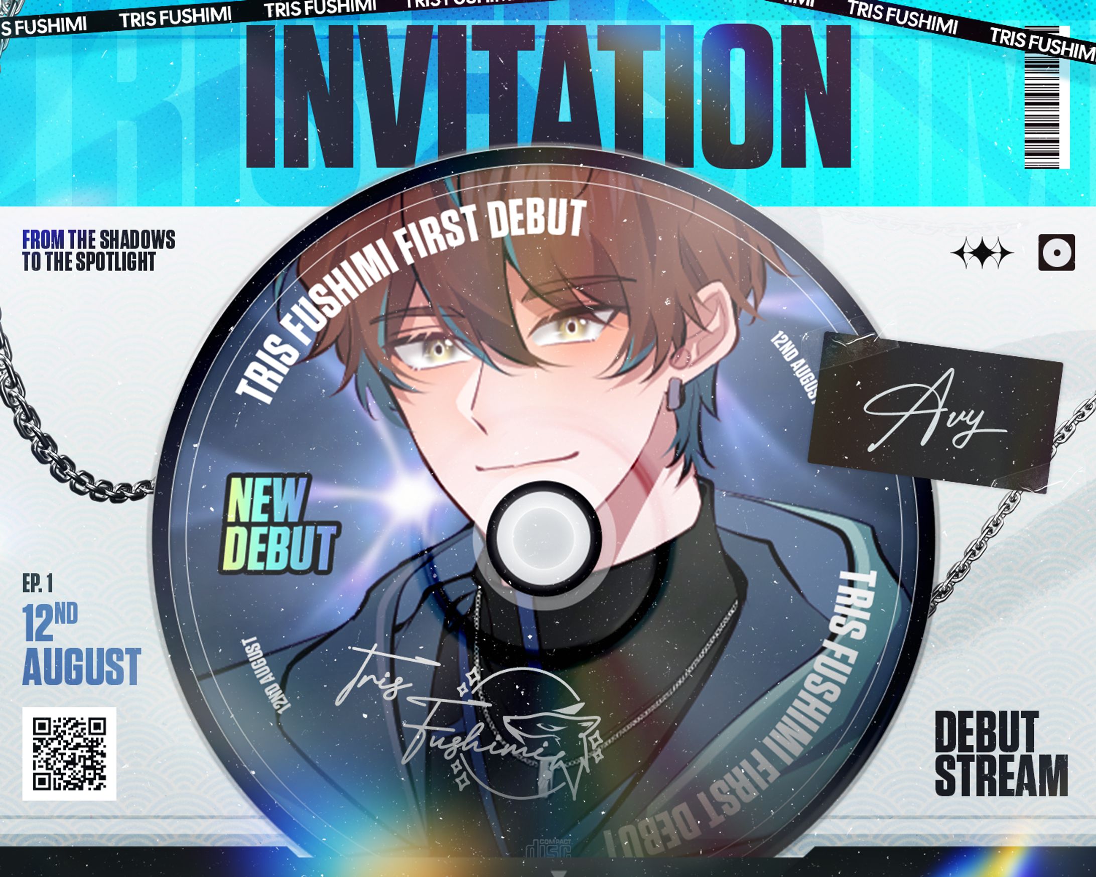 Debut Invitation for Tris Fushimi-1