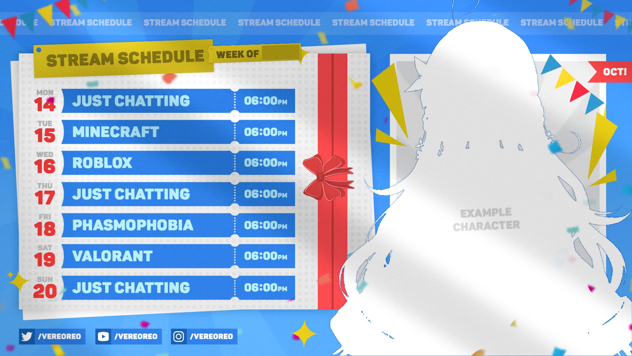 (Fake Project) Vtuber Schedule Design-1