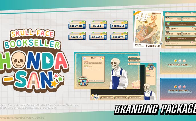 Honda-san Stream Branding Package (Fanwork)