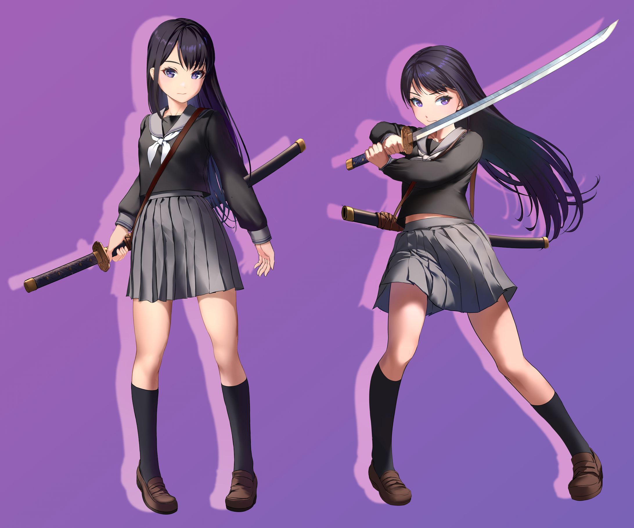 gamecharacter　design　刀剣-1