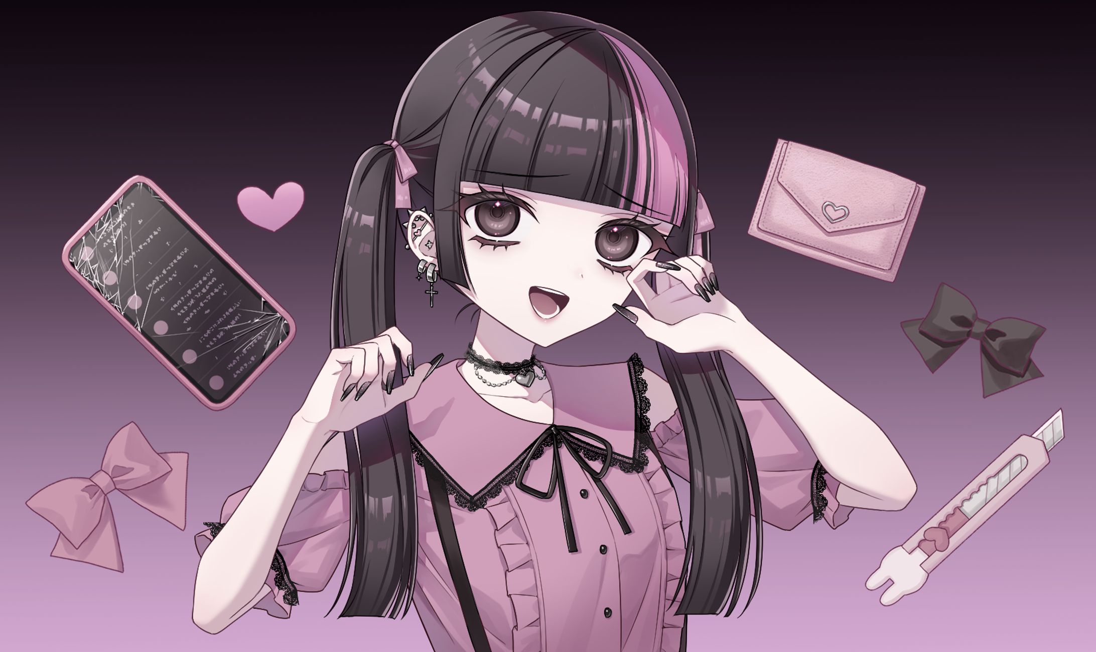 Shiero様 メンがヘラるも好きのうち MV用イラスト制作 Shiero様 メンがヘラるも好きのうち MV用イラスト制作