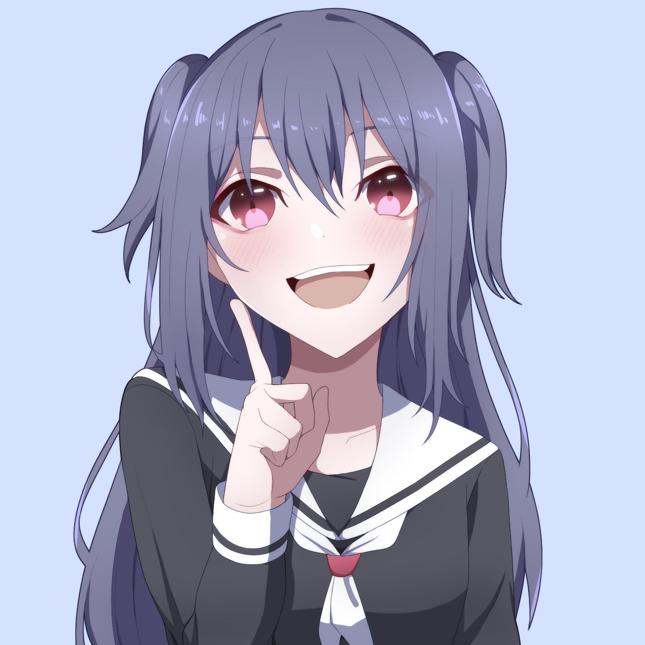 フリーアイコン　女の子-1
